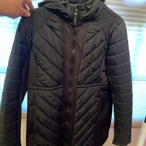 a:glow Black Maternity Jacket